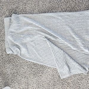 Long and comfy knitted skirt (past knee length for most)